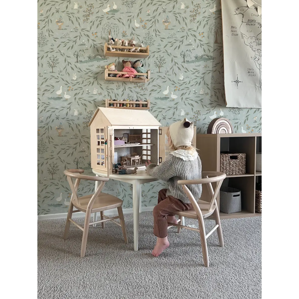 Harmony Wallpaper - Garden Paths - by Melissa Johnson - Loomwell Home Goods