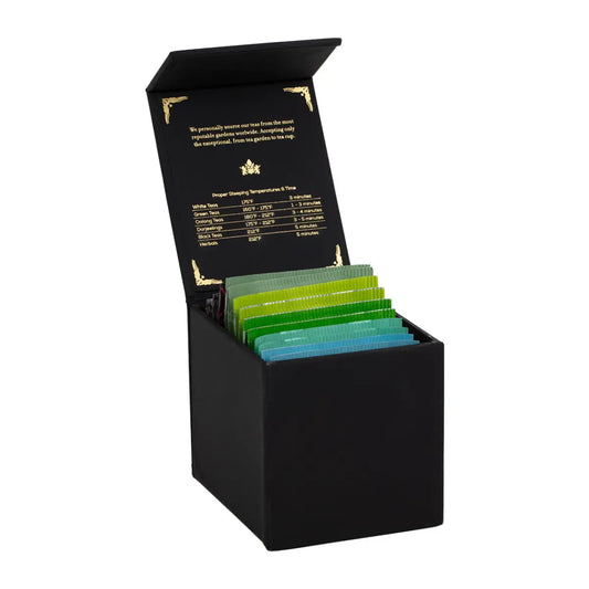 Harney Heritage – Organic Teabag Sampler in Gift Box - Teabags / Harney Heritage – Organic Teabag Sampler Black Box