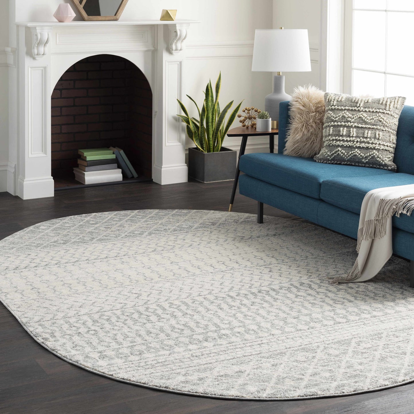 Constantin Gray Area Rug - Boutique Rugs