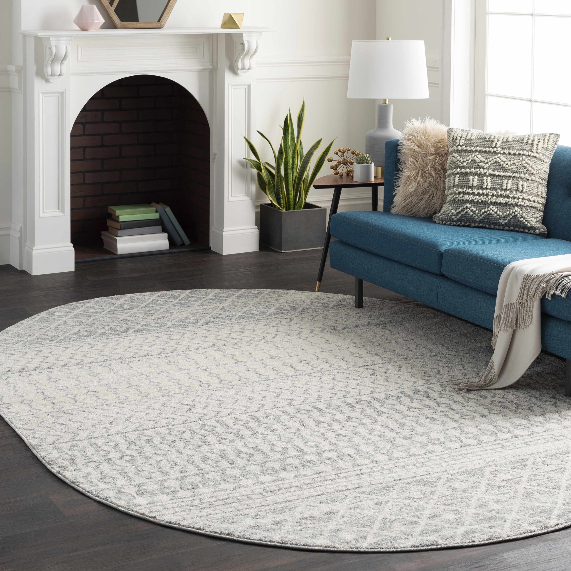 Constantin Gray Area Rug - Boutique Rugs