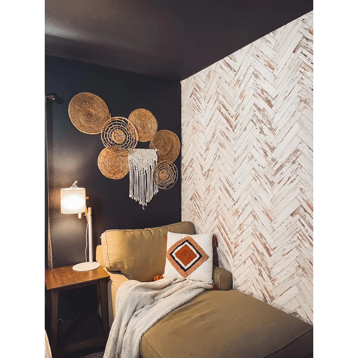 Harper Wallpaper - French Chevrons - Loomwell Home Goods