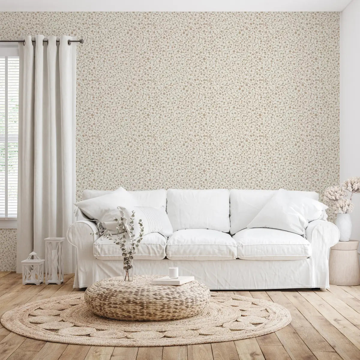 Hartford Wallpaper - Sweet Vines - by RNM Arts - Loomwell Home Goods