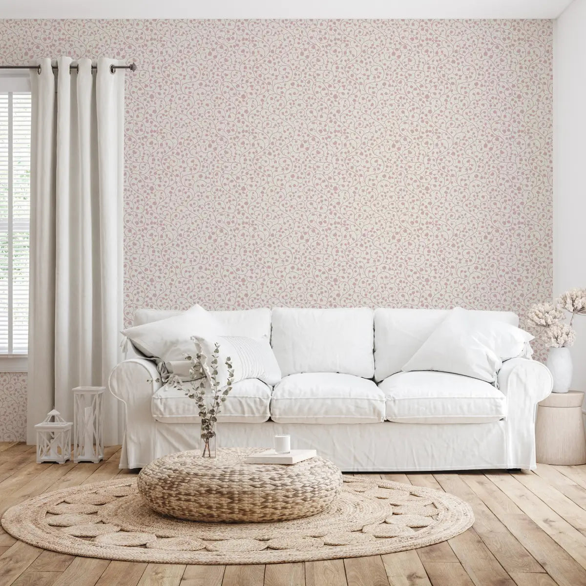 Hartford Wallpaper - Sweet Vines - by RNM Arts - Loomwell Home Goods