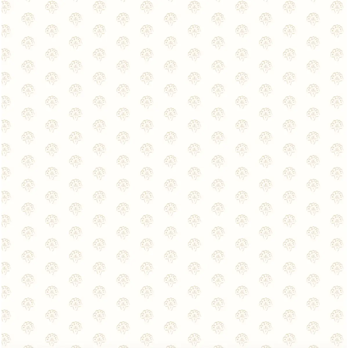Hartley Wallpaper - Stylized Dots - by Ashleigh Fish - Sample 1 foot by 1 foot / Beige - Loomwell Home Goods