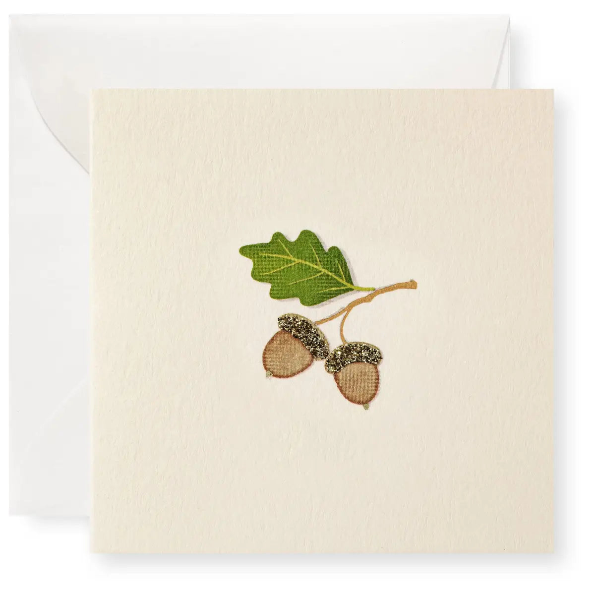 Fall Gift Enclosure Card - Harvest Acorns for Thanksgiving - Karen Adams Designs