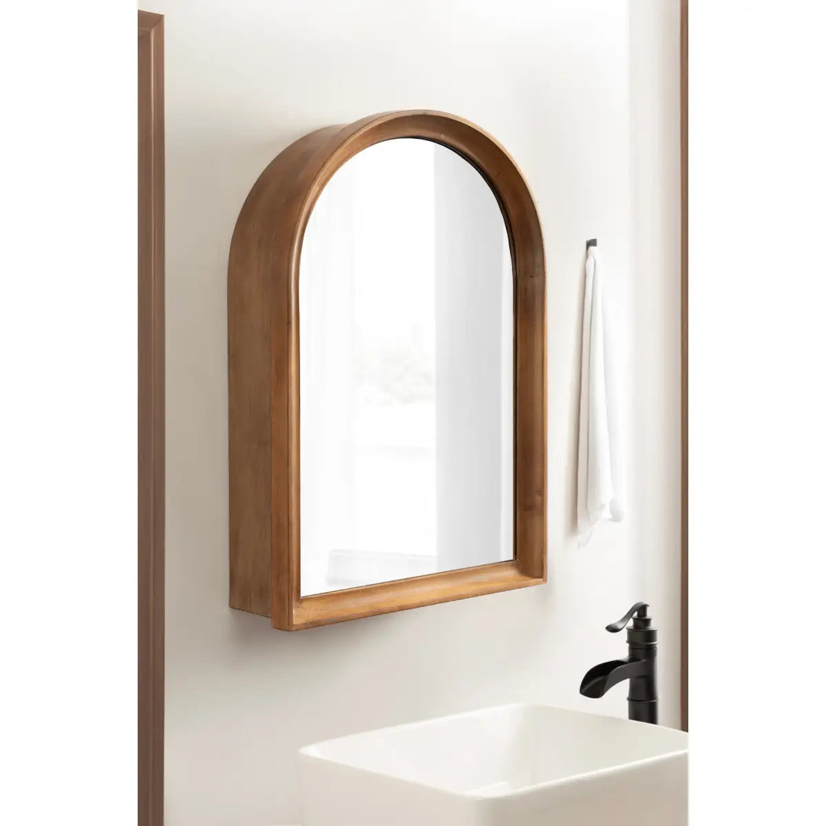 Arch Mirror Vanity Cabinet - kateandlaurel