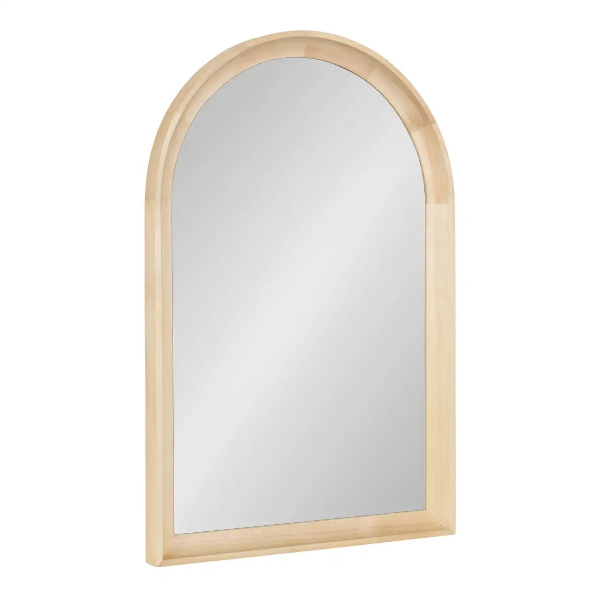 Hatherleigh Arch Wood Wall Mirror - Natural / 20x30 - kateandlaurel
