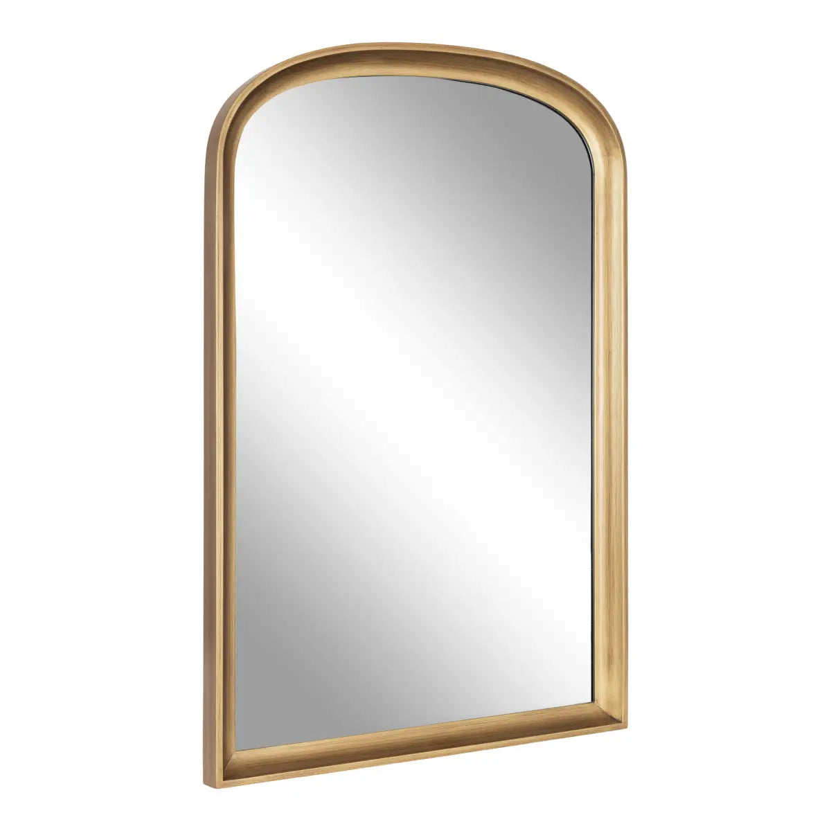 Hatherleigh Wood Arch Wall Mirror - Gold / 24x36 - kateandlaurel