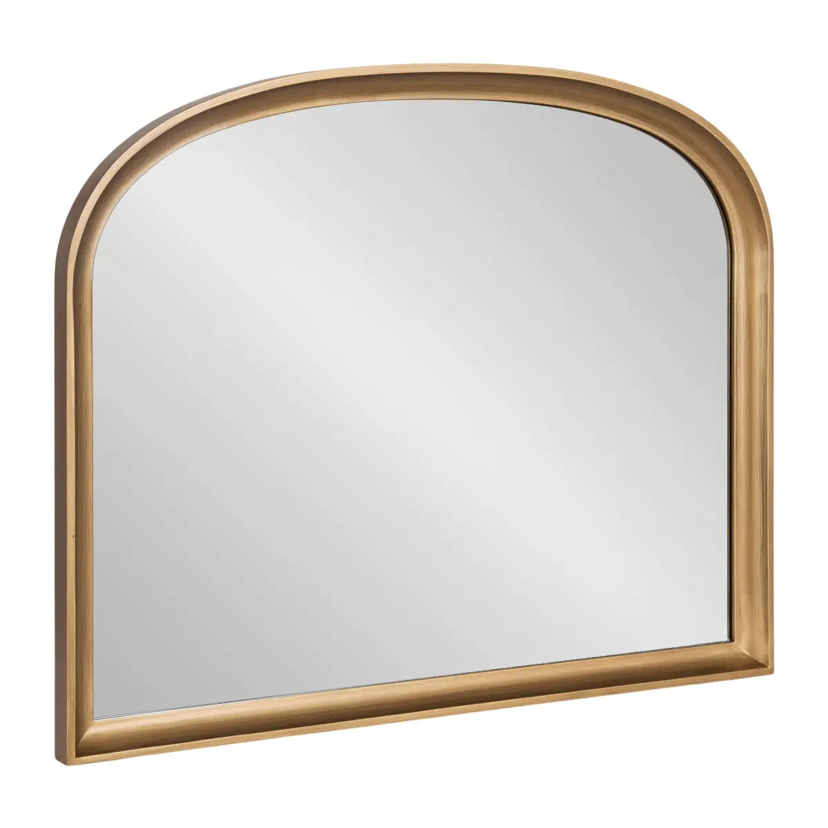 Hatherleigh Wood Arch Wall Mirror - Gold / 34x28 - kateandlaurel