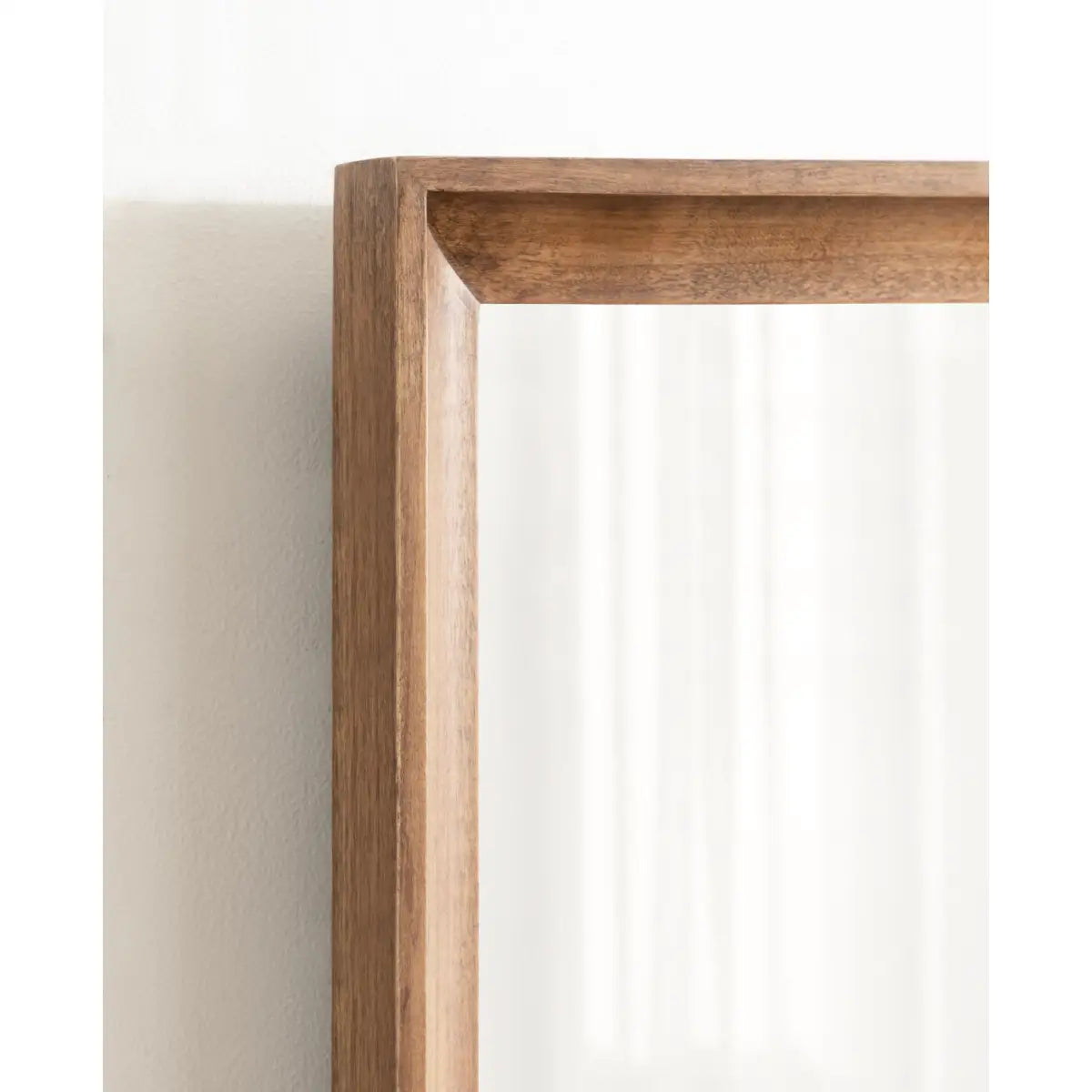 Hatherleigh Rectangle Wood Wall Mirror - Rustic Brown / 24x36 - kateandlaurel