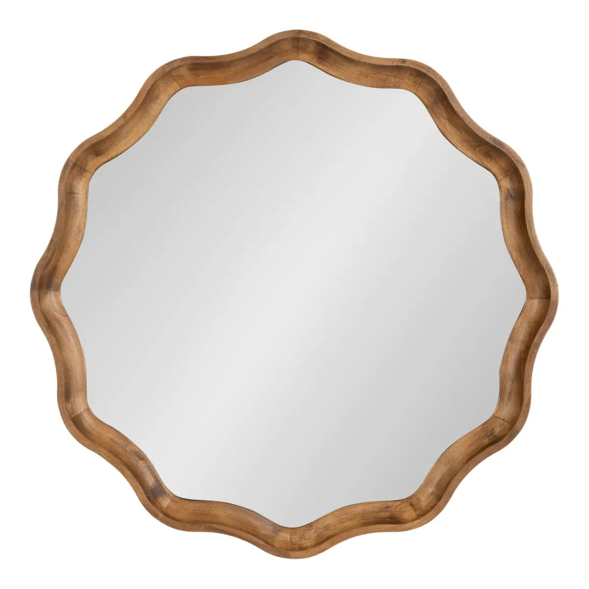 Hatherleigh Round Scallop Mirror - kateandlaurel