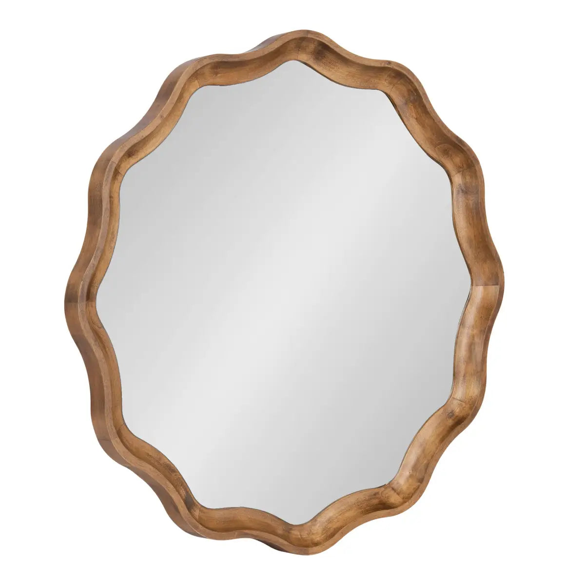 Hatherleigh Round Scallop Mirror - kateandlaurel