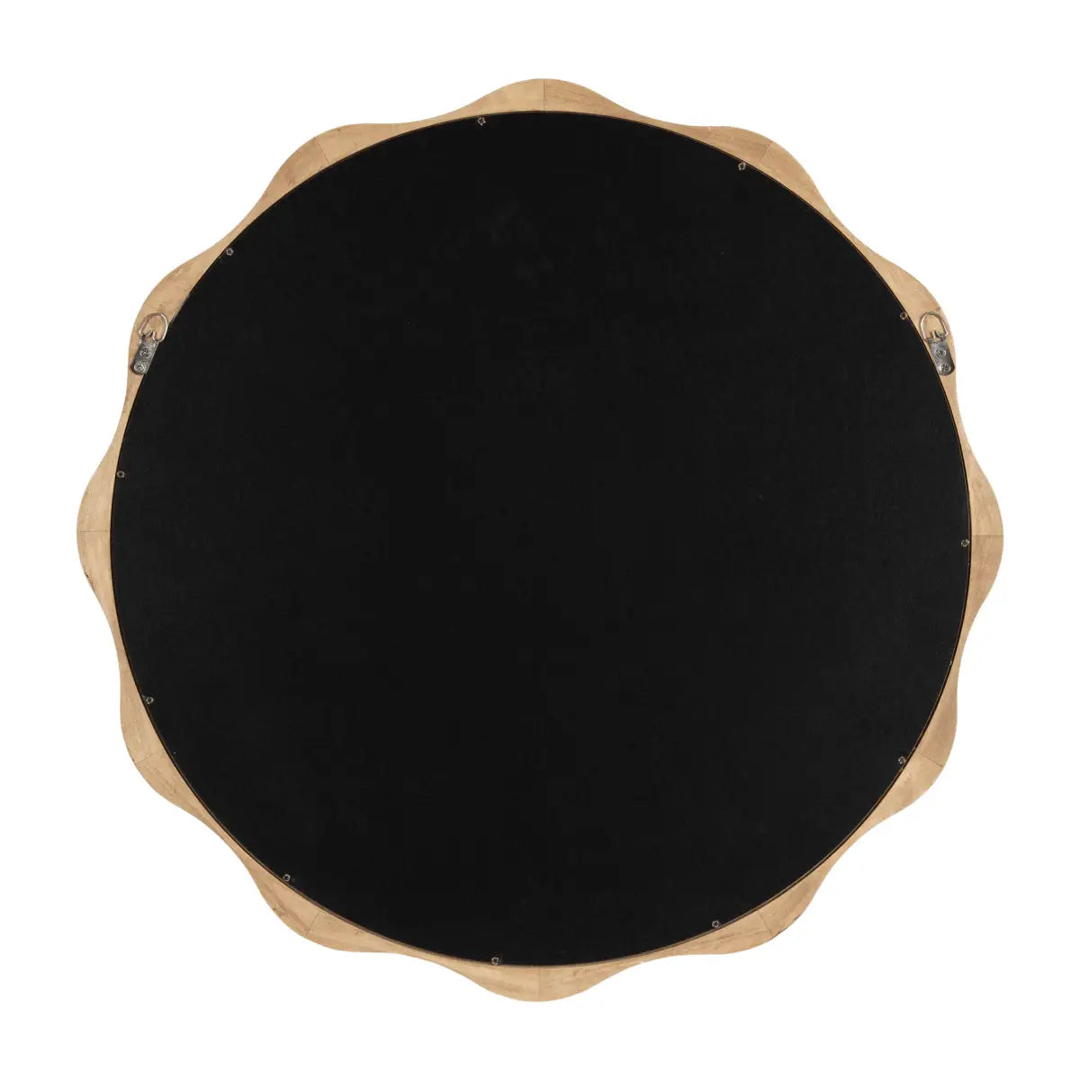 Hatherleigh Round Scallop Mirror - kateandlaurel