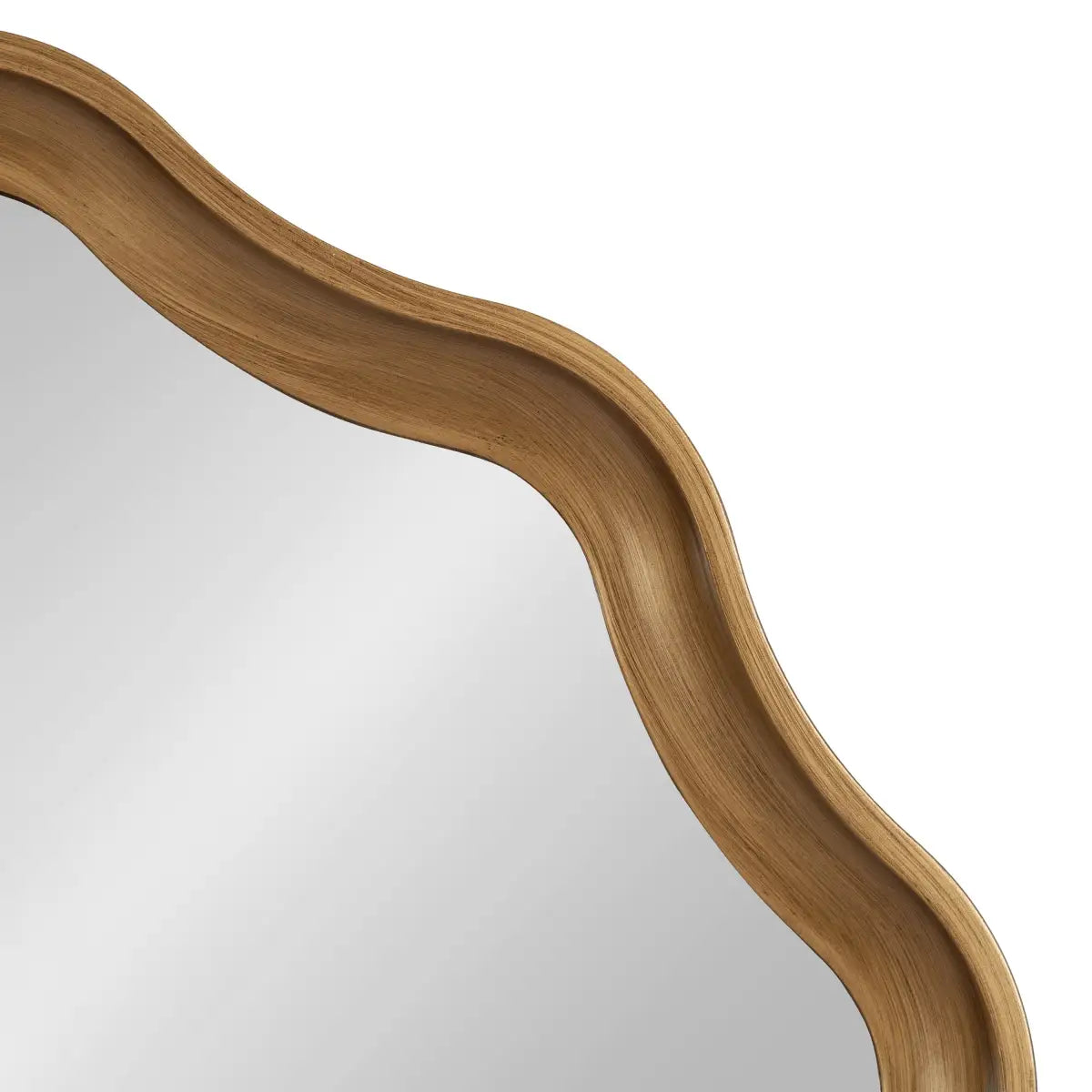 Hatherleigh Round Scallop Mirror - kateandlaurel