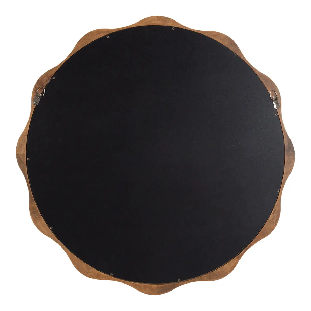 Hatherleigh Round Scallop Mirror - kateandlaurel