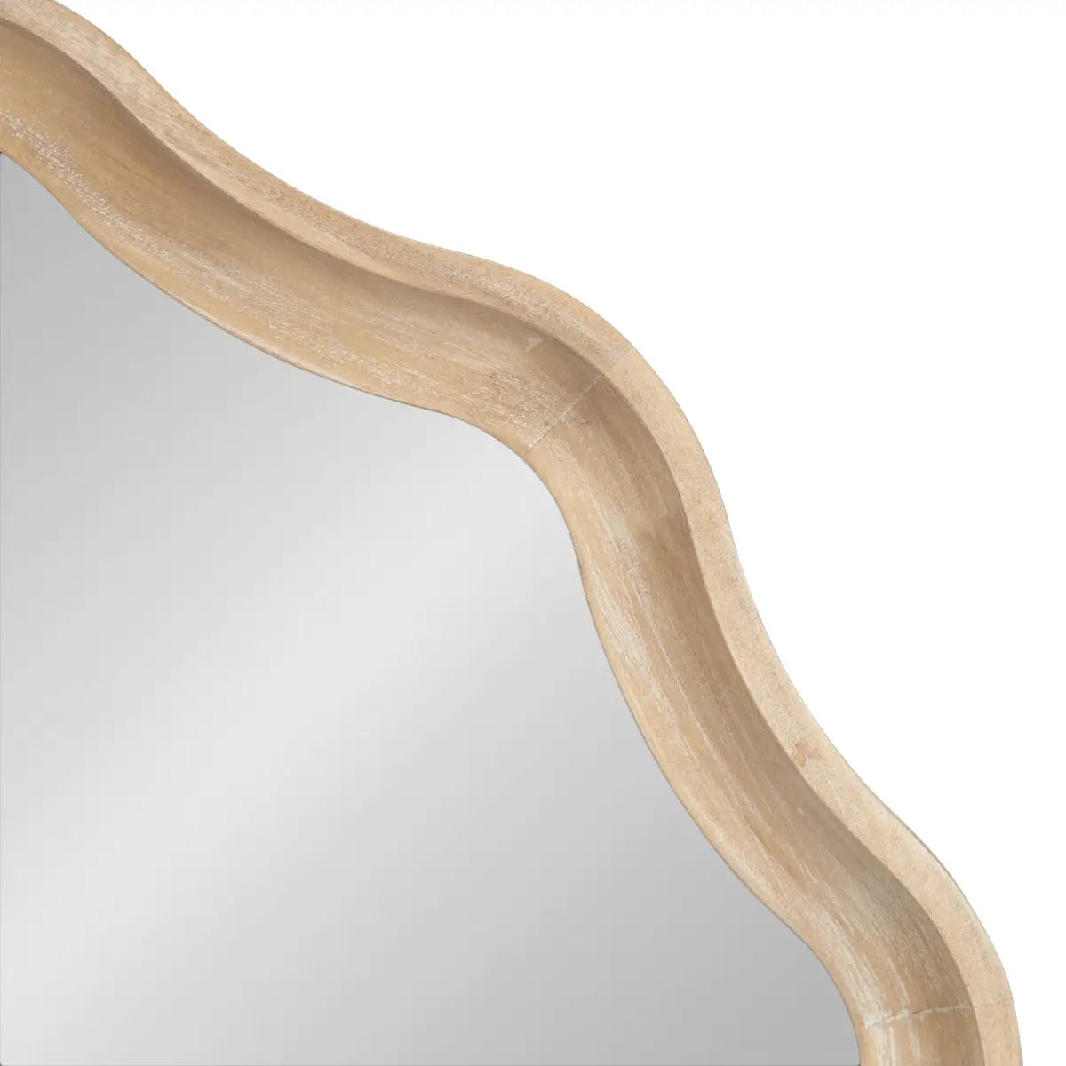 Hatherleigh Round Scallop Mirror - kateandlaurel