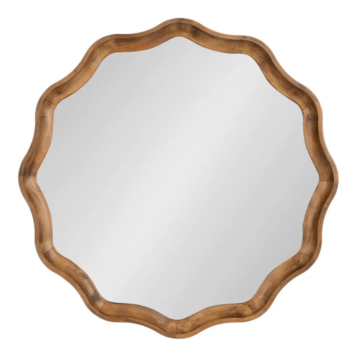 Hatherleigh Round Scallop Mirror - kateandlaurel
