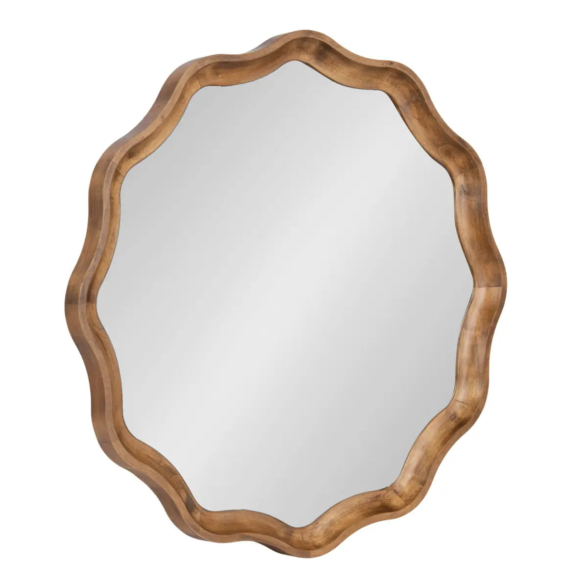 Hatherleigh Round Scallop Mirror - kateandlaurel
