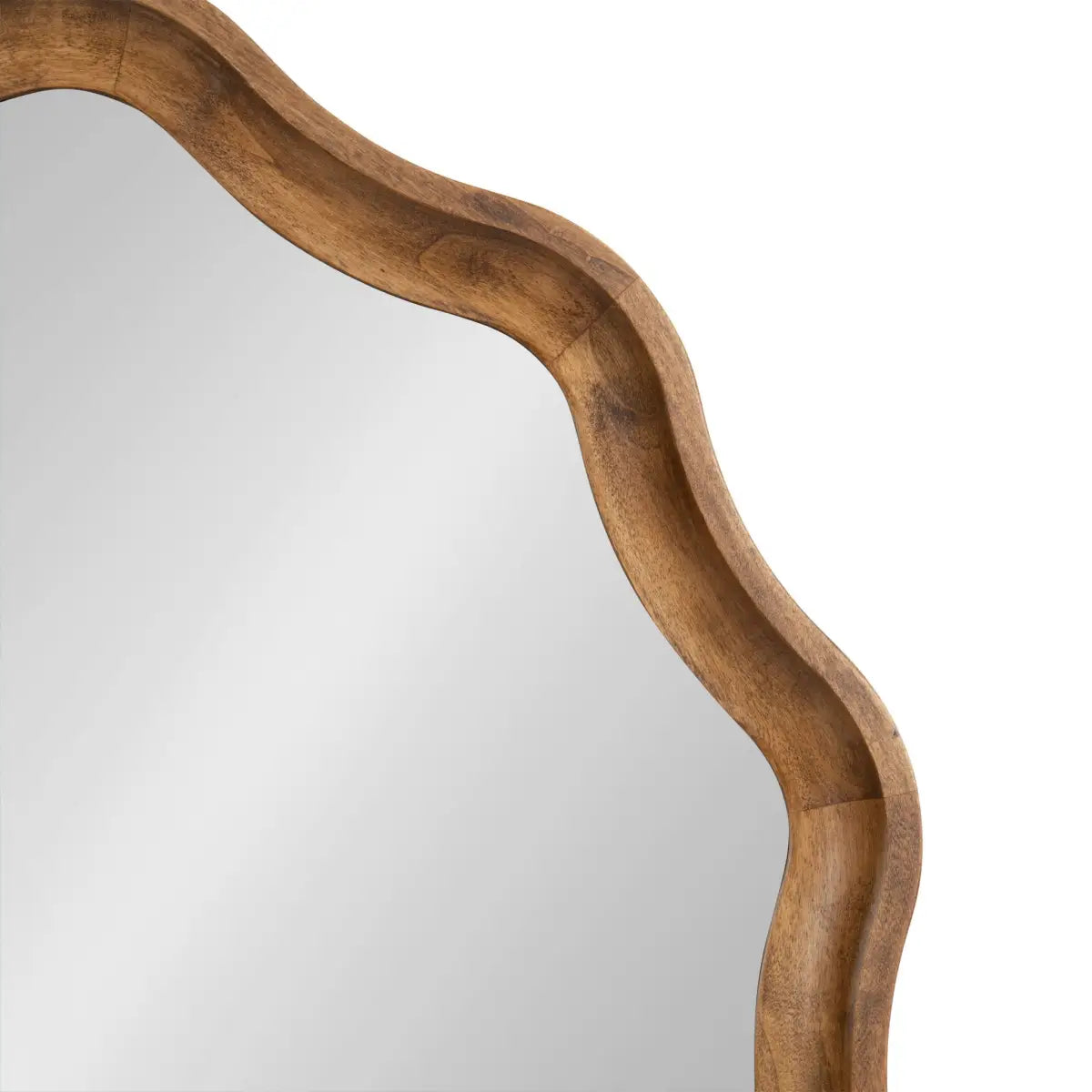 Hatherleigh Round Scallop Mirror - kateandlaurel