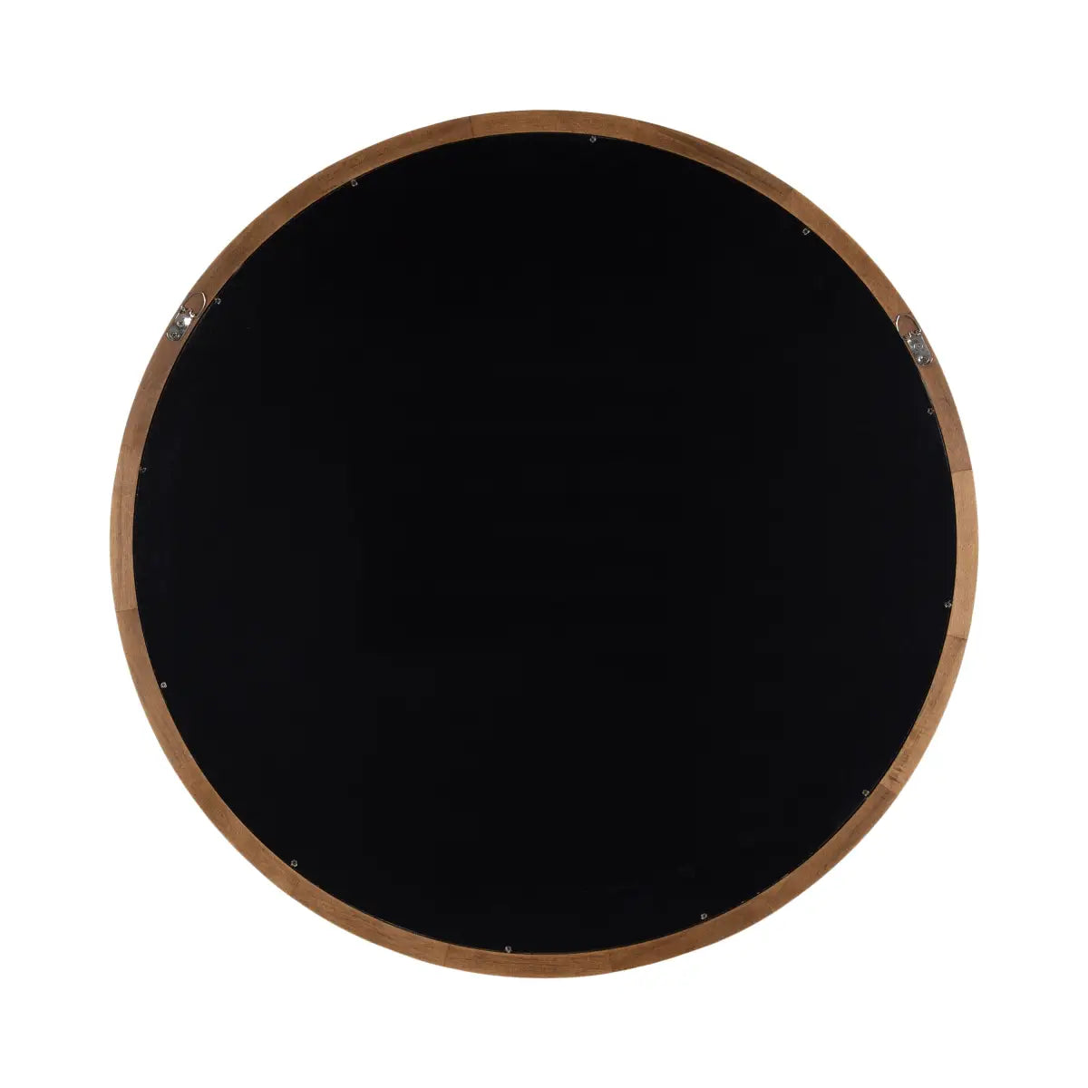 Hatherleigh Round Wood Wall Mirror - kateandlaurel