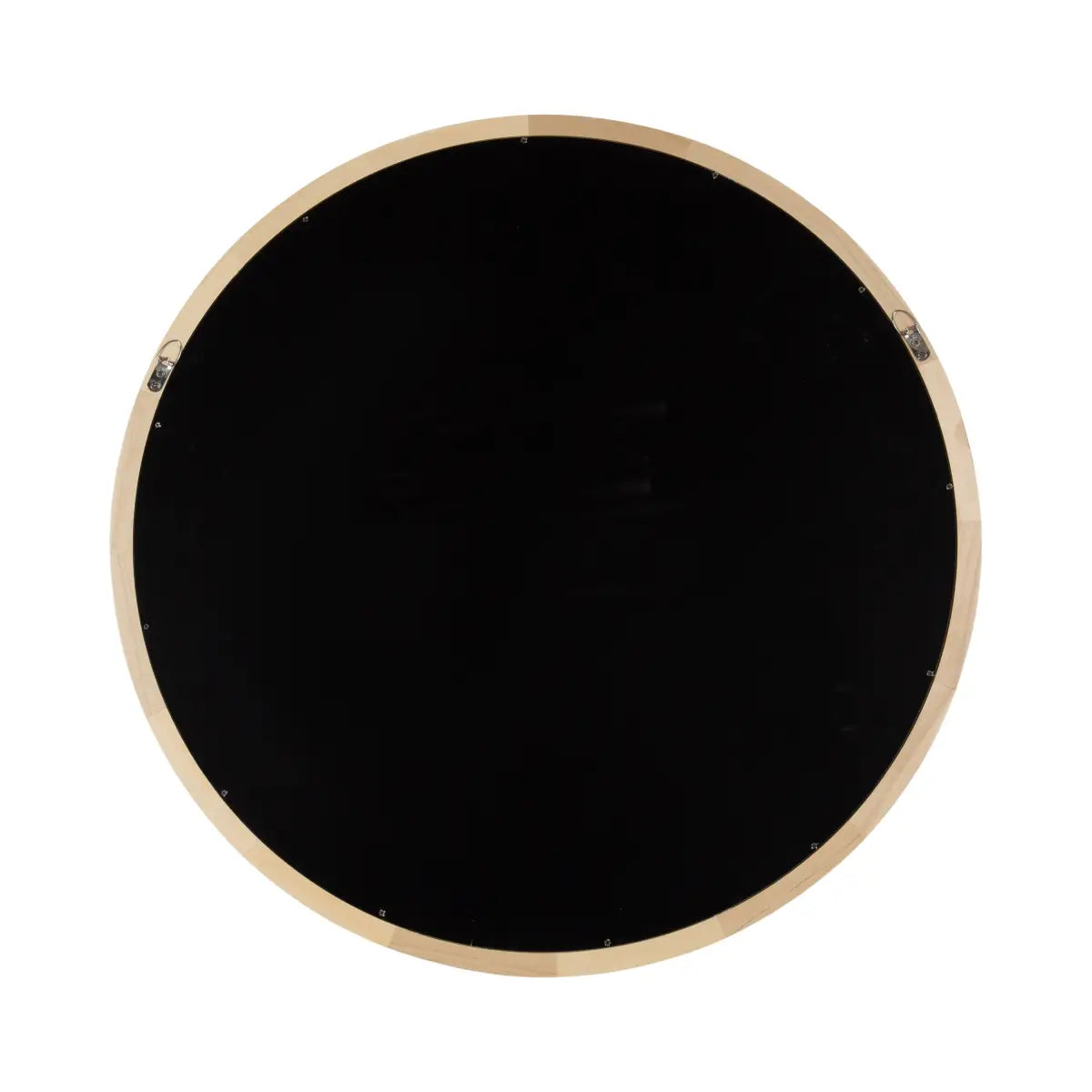 Hatherleigh Round Wood Wall Mirror - kateandlaurel