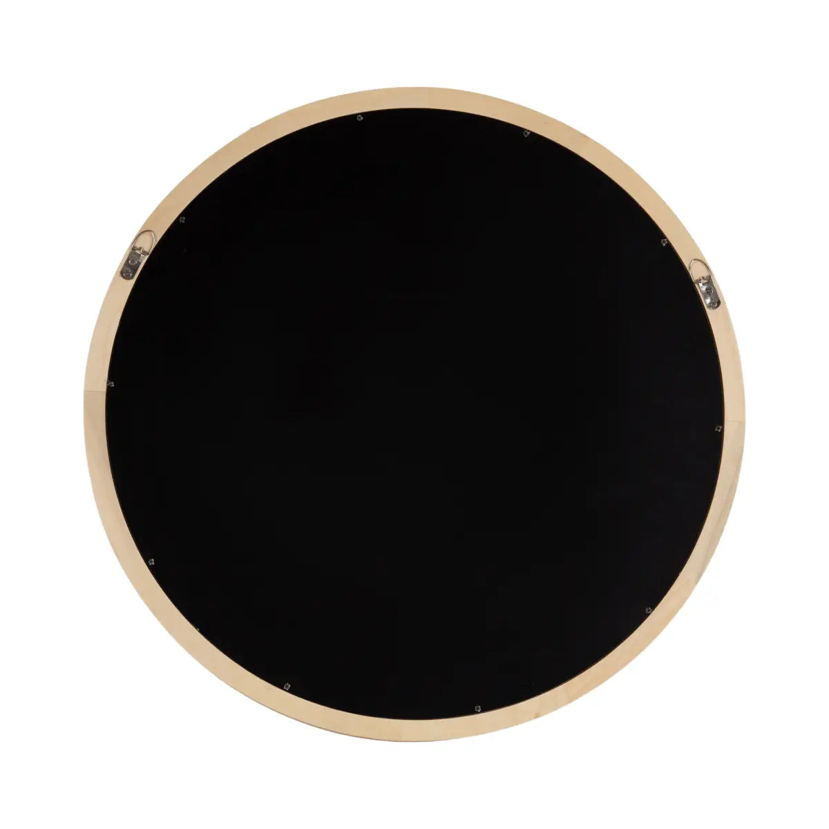 Hatherleigh Round Wood Wall Mirror - kateandlaurel