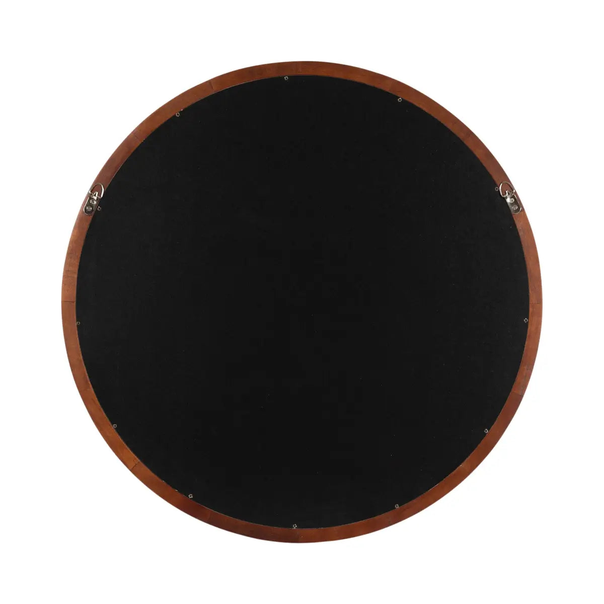 Hatherleigh Round Wood Wall Mirror - kateandlaurel