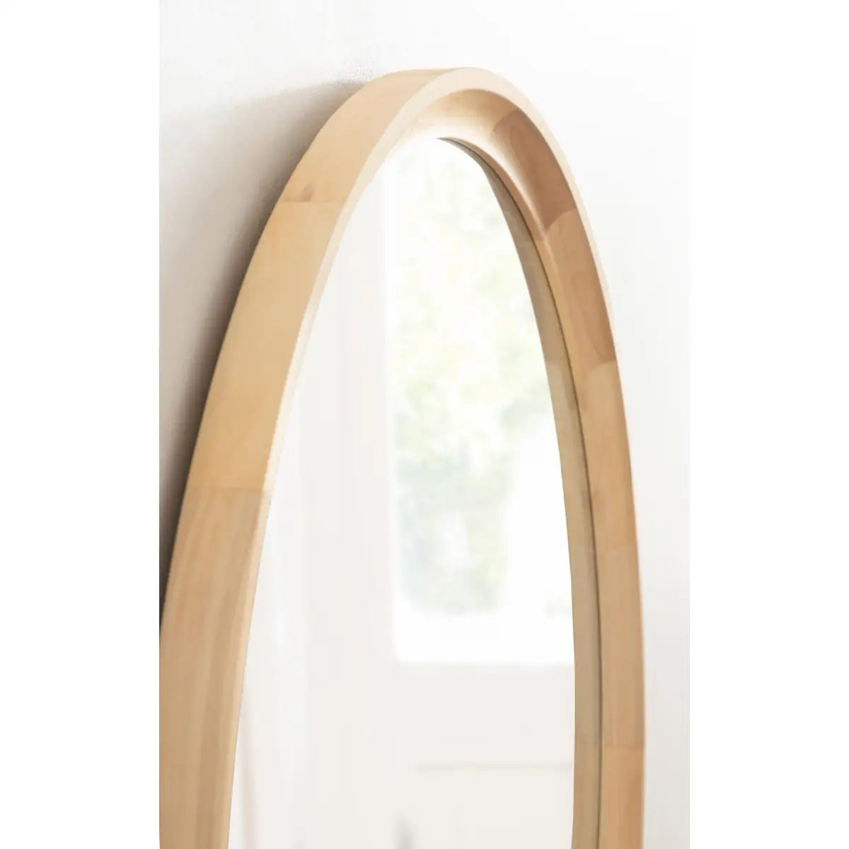 Hatherleigh Round Wood Wall Mirror - kateandlaurel