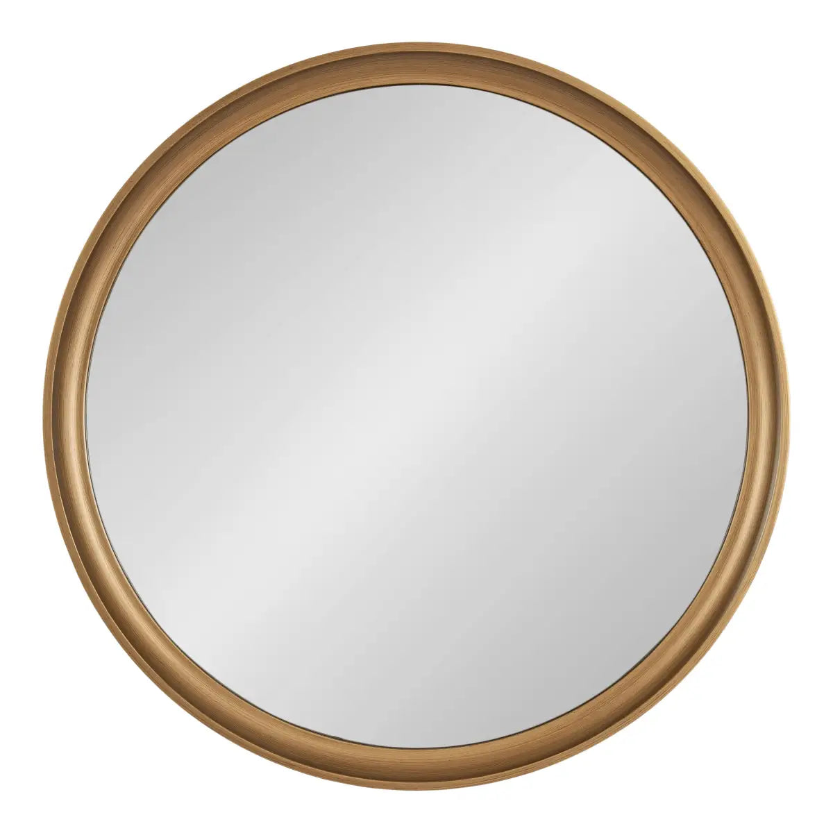 Hatherleigh Round Wood Wall Mirror - kateandlaurel