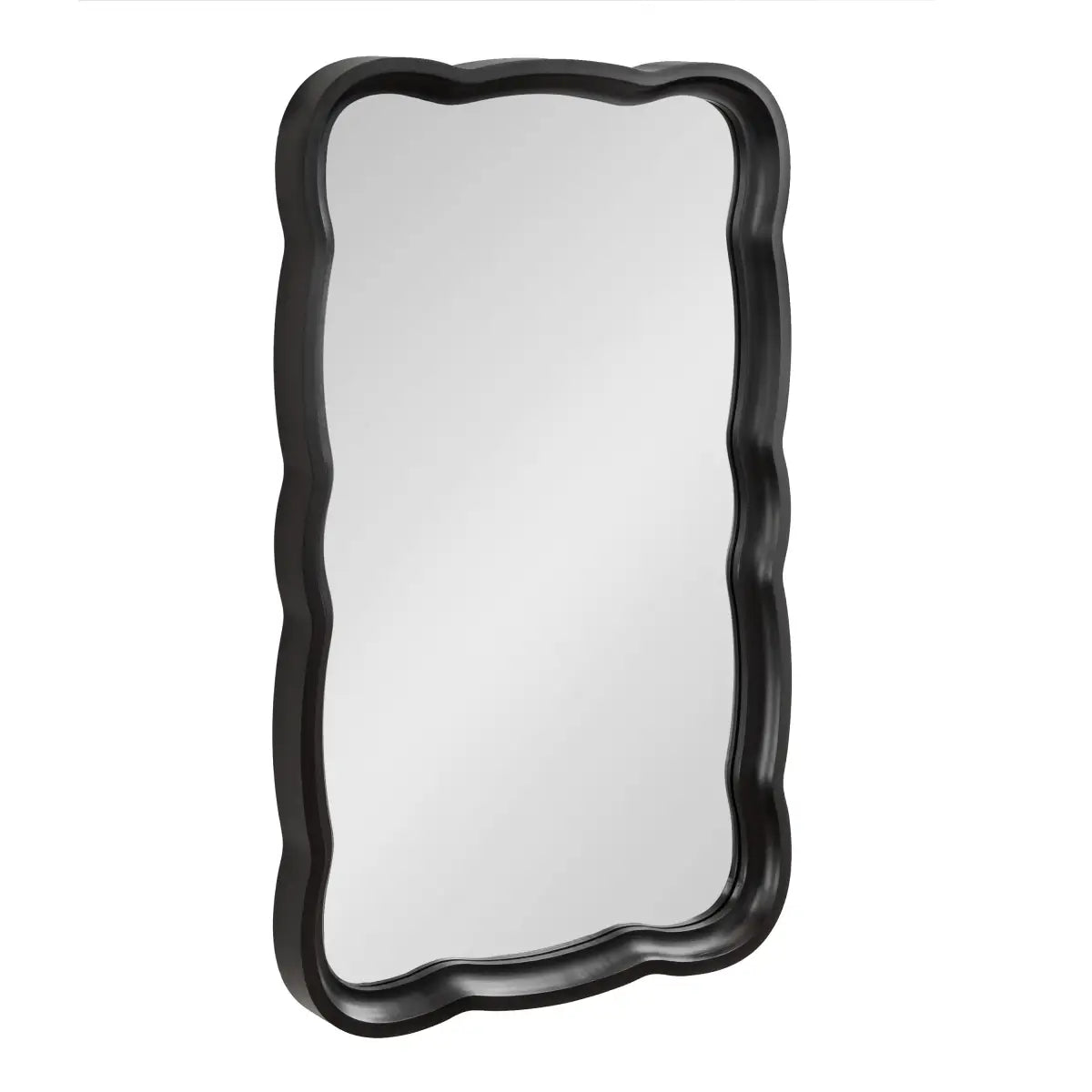 Hatherleigh Scallop Wood Wall Mirror - kateandlaurel