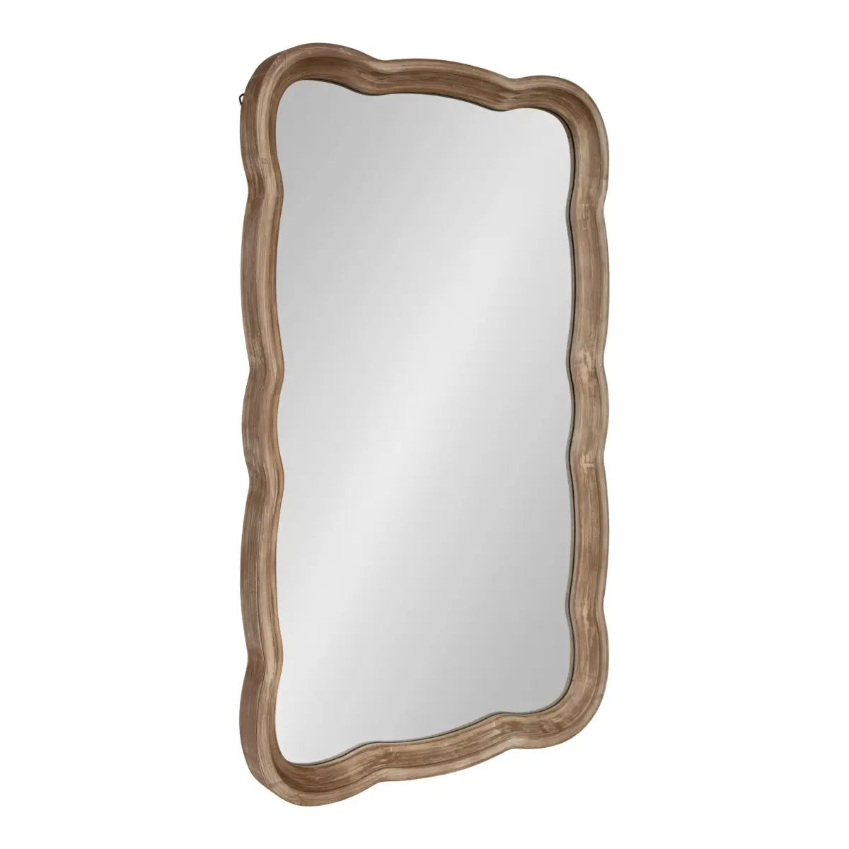 Hatherleigh Scallop Wood Wall Mirror - kateandlaurel