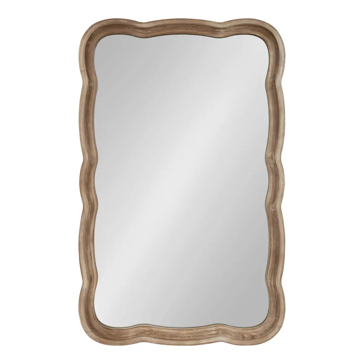 Hatherleigh Scallop Wood Wall Mirror - kateandlaurel
