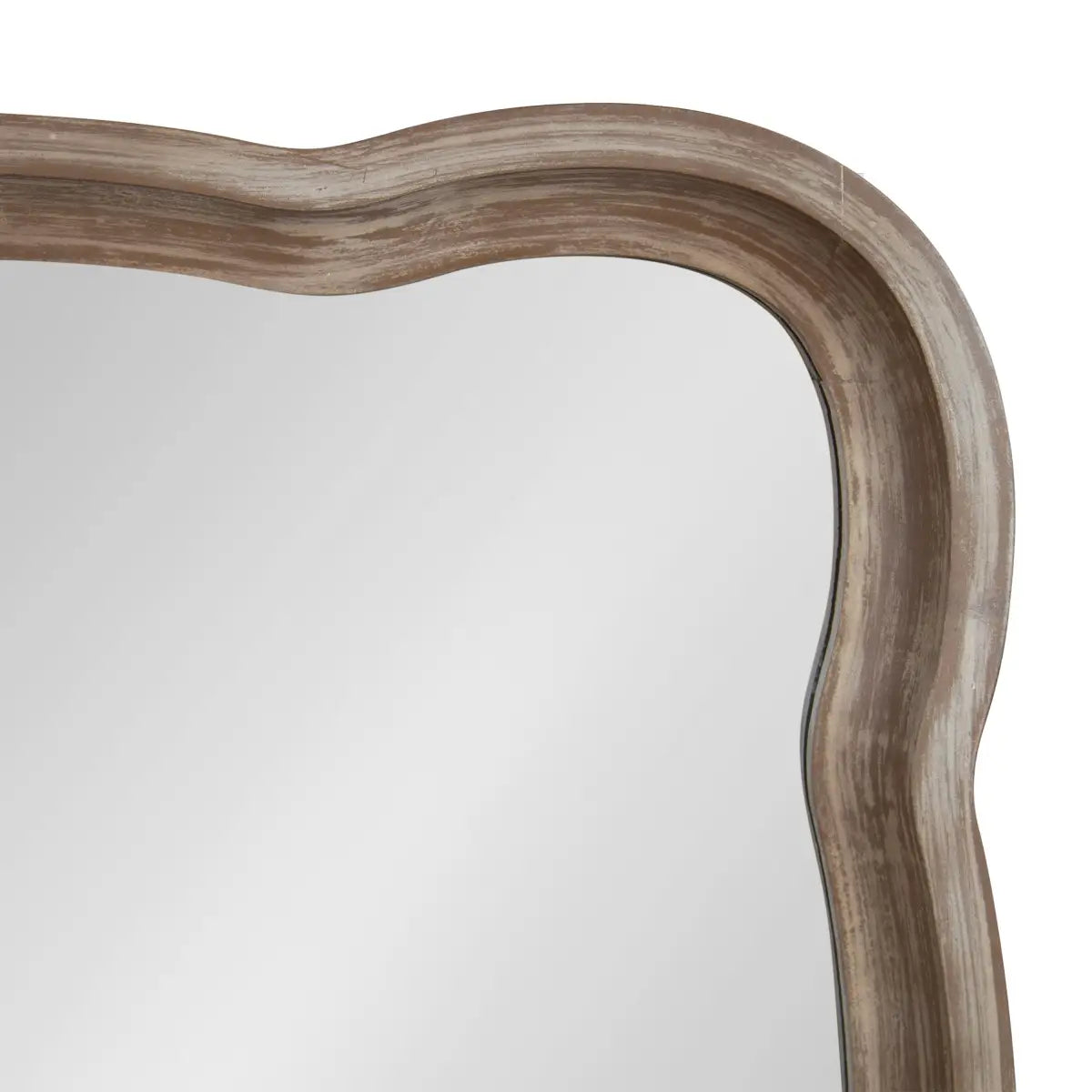 Hatherleigh Scallop Wood Wall Mirror - kateandlaurel