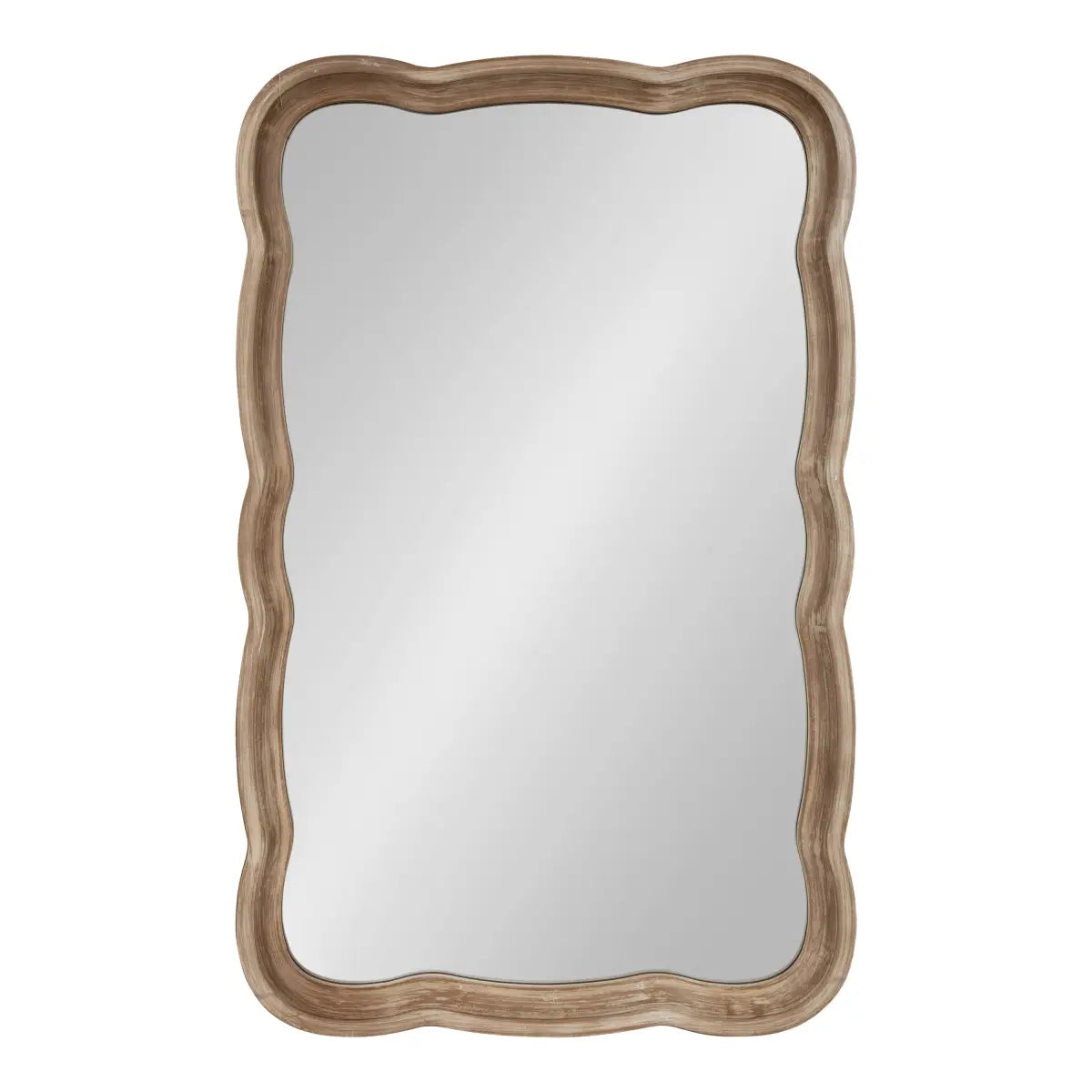 Hatherleigh Scallop Wood Wall Mirror - kateandlaurel