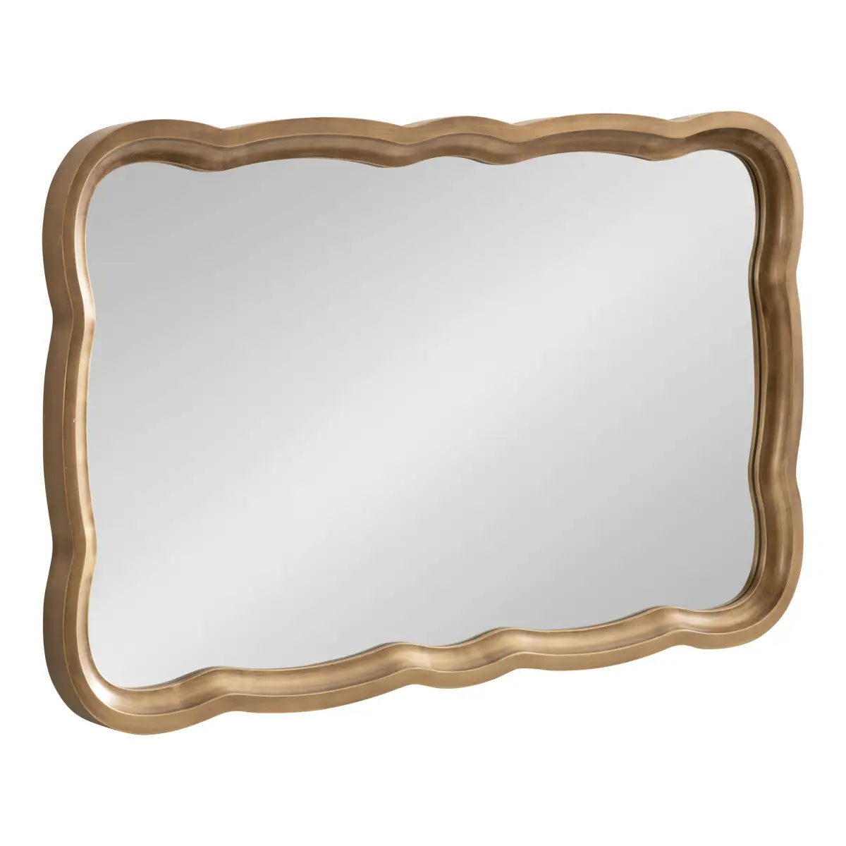 Hatherleigh Scallop Wood Wall Mirror - kateandlaurel