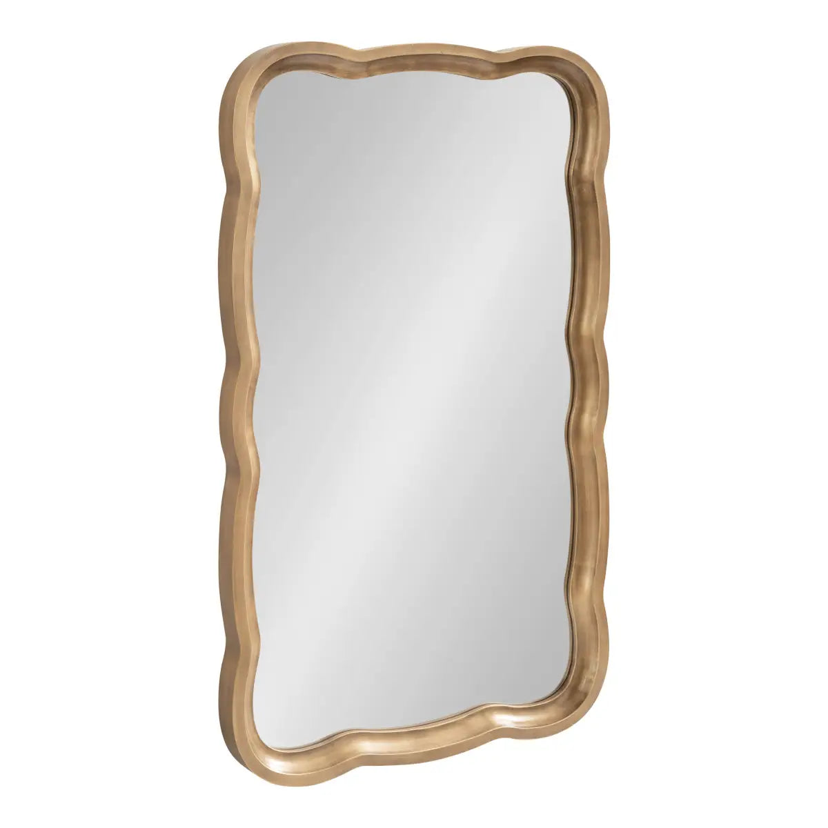 Hatherleigh Scallop Wood Wall Mirror - kateandlaurel