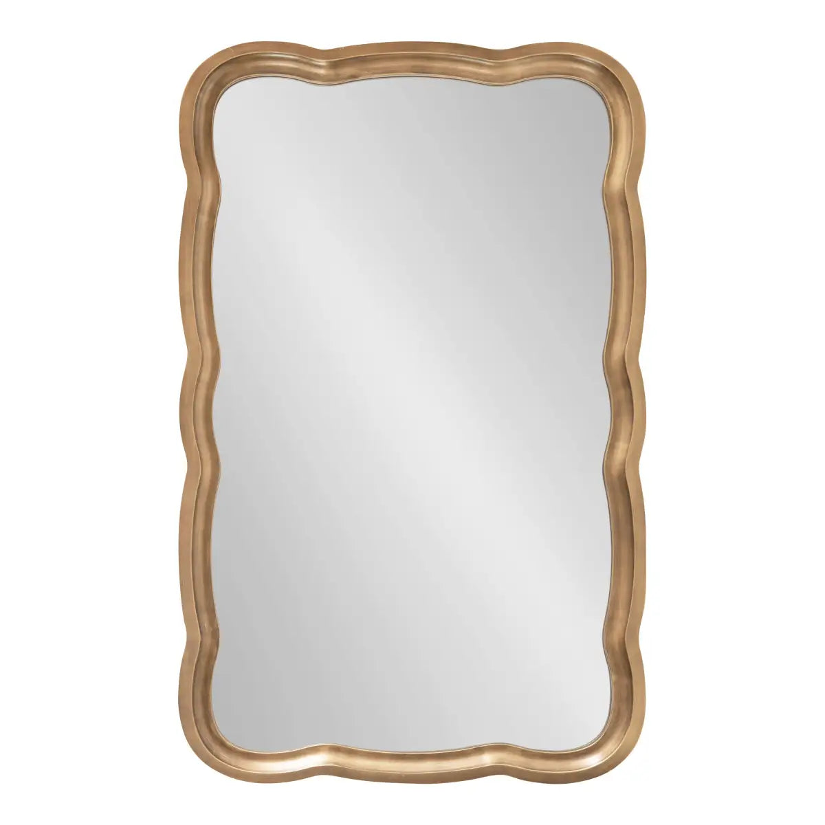 Hatherleigh Scallop Wood Wall Mirror - kateandlaurel