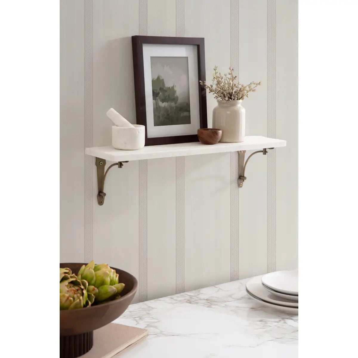 Hatley Marble Wall Shelf - kateandlaurel