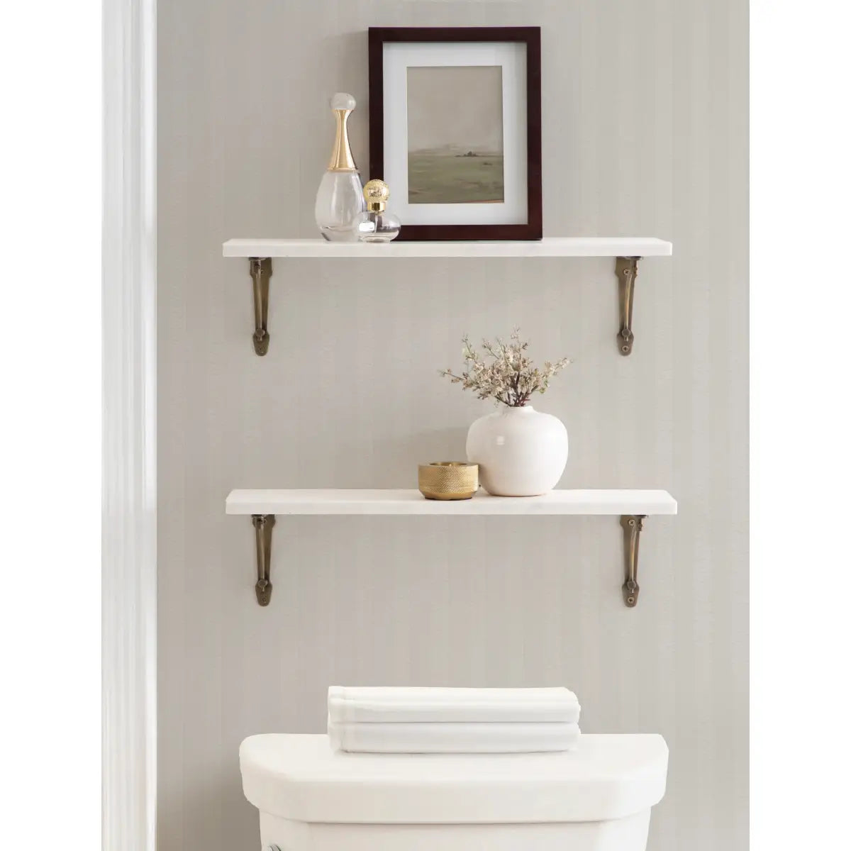 Hatley Marble Wall Shelf - kateandlaurel