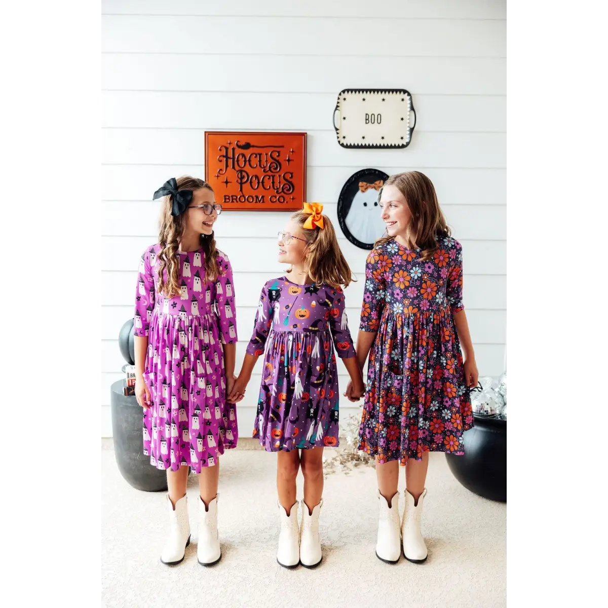 Pocket Twirl Dress - Haunted Garden - Halloween - Mila & Rose ®