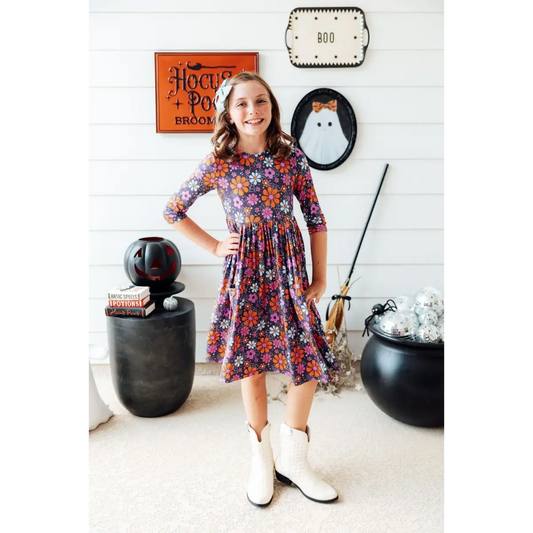 Pocket Twirl Dress - Haunted Garden - Halloween - Mila & Rose ®