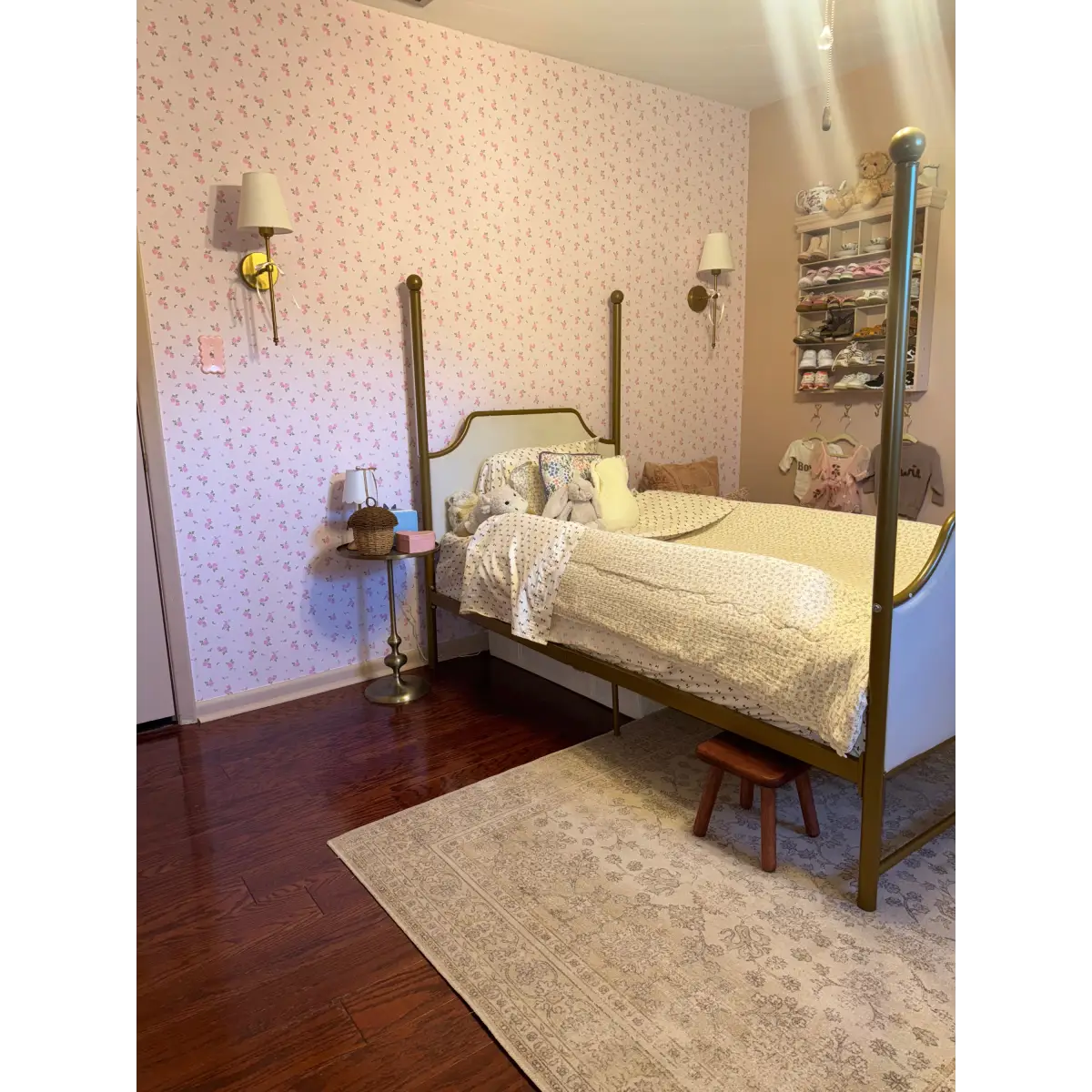 Haven Floral Wallpaper - Little Roses - by In My Jammers - Loomwell Home Goods