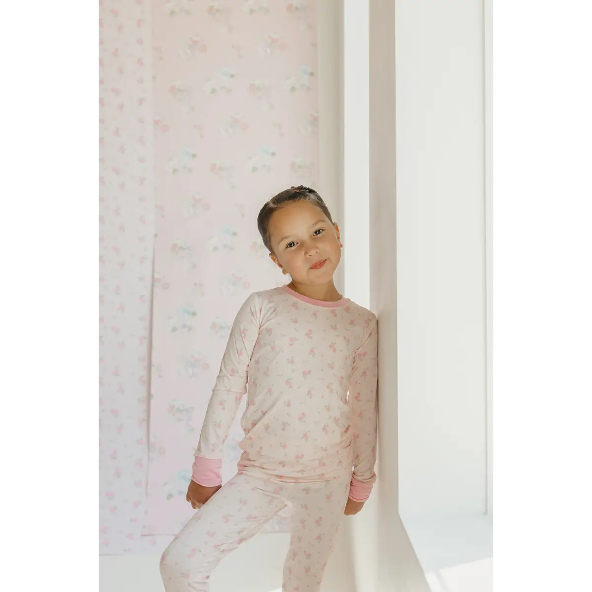 Haven Floral Wallpaper - Little Roses - by In My Jammers - Loomwell Home Goods