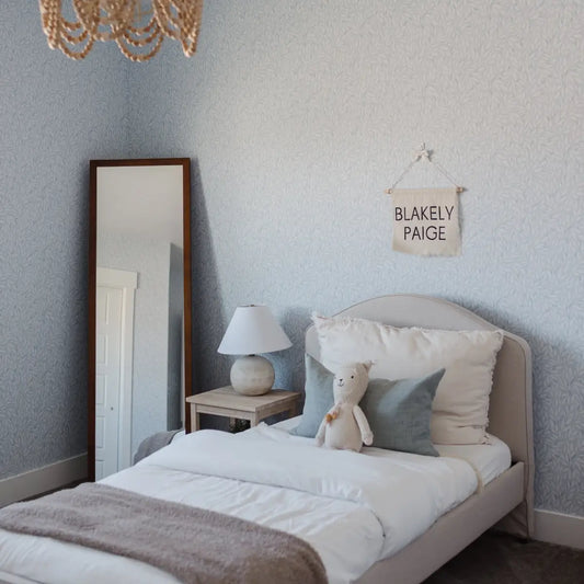 Haven Wallpaper - Pastel Leaves - Johnson Design - Loomwell Home Goods