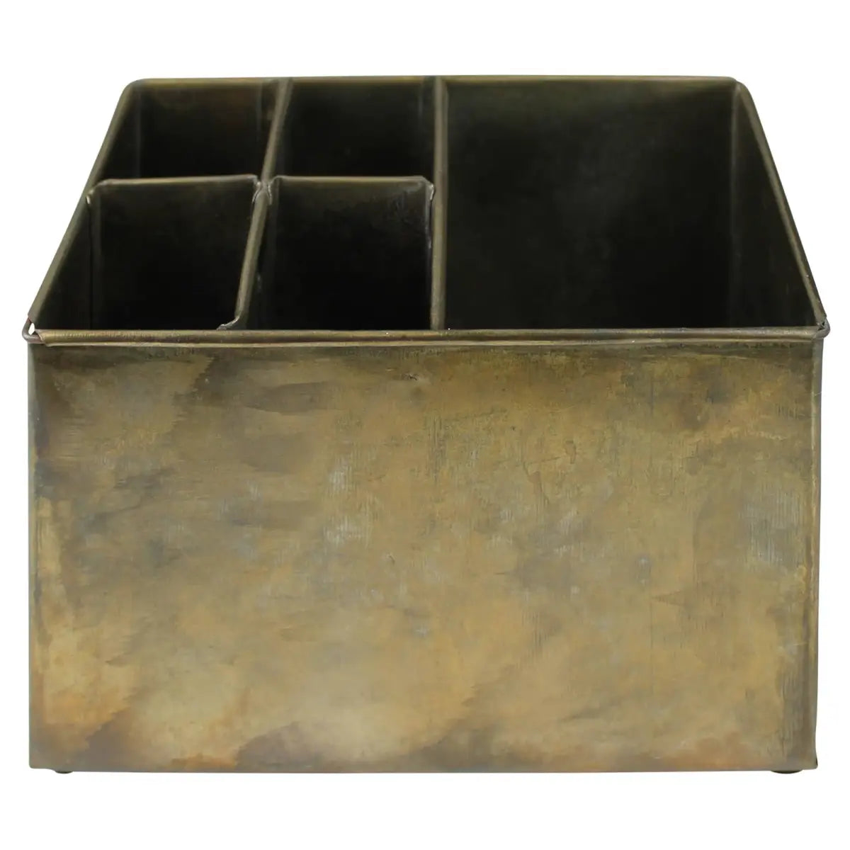 Hawn Desk Organizer Brass - HomArt