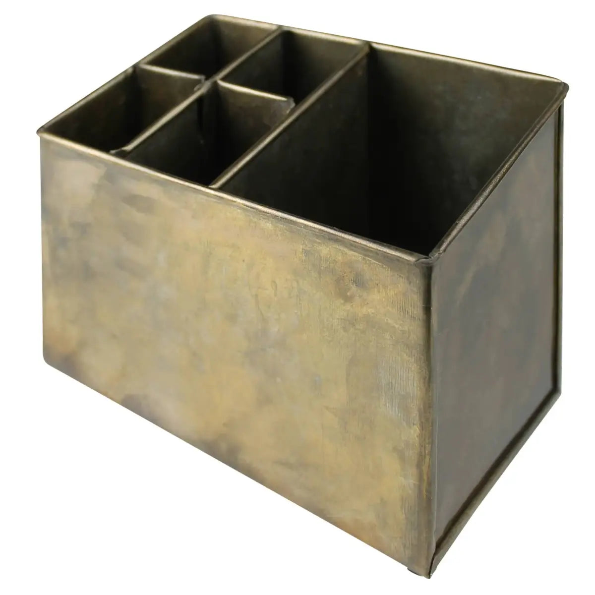 Hawn Desk Organizer Brass - HomArt