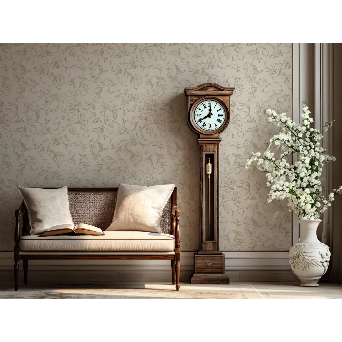 Hawthorne Bloom Wallpaper - Morning Glories - by Safari Natalia x Taddy Mikelaites - Loomwell Home Goods