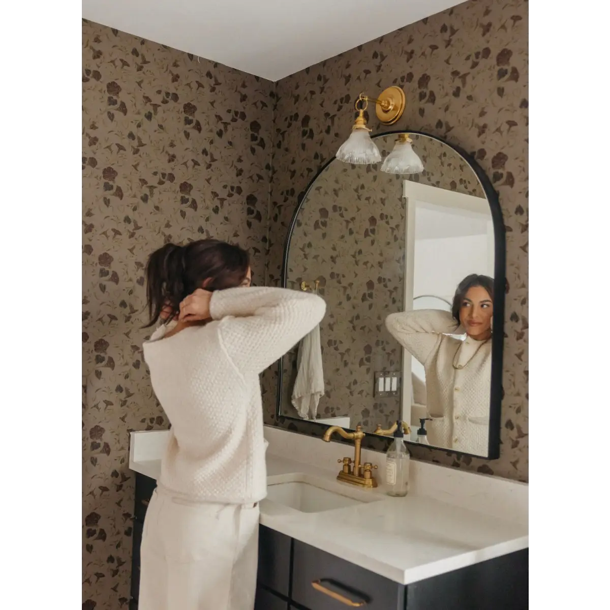 Hawthorne Bloom Wallpaper - Morning Glories - by Safari Natalia x Taddy Mikelaites - Loomwell Home Goods