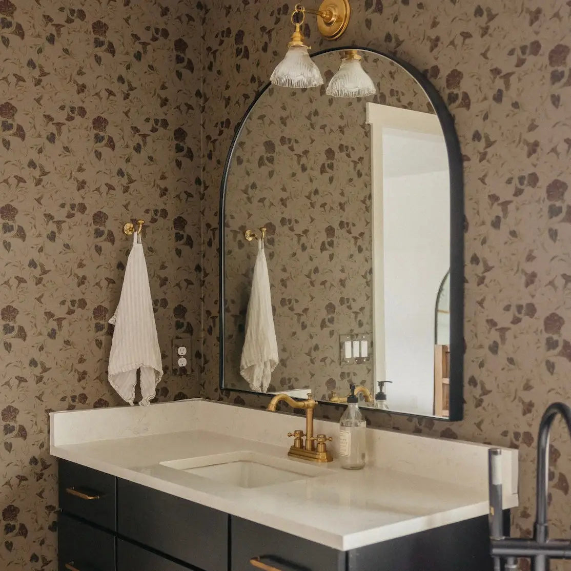 Hawthorne Bloom Wallpaper - Morning Glories - by Safari Natalia x Taddy Mikelaites - Loomwell Home Goods