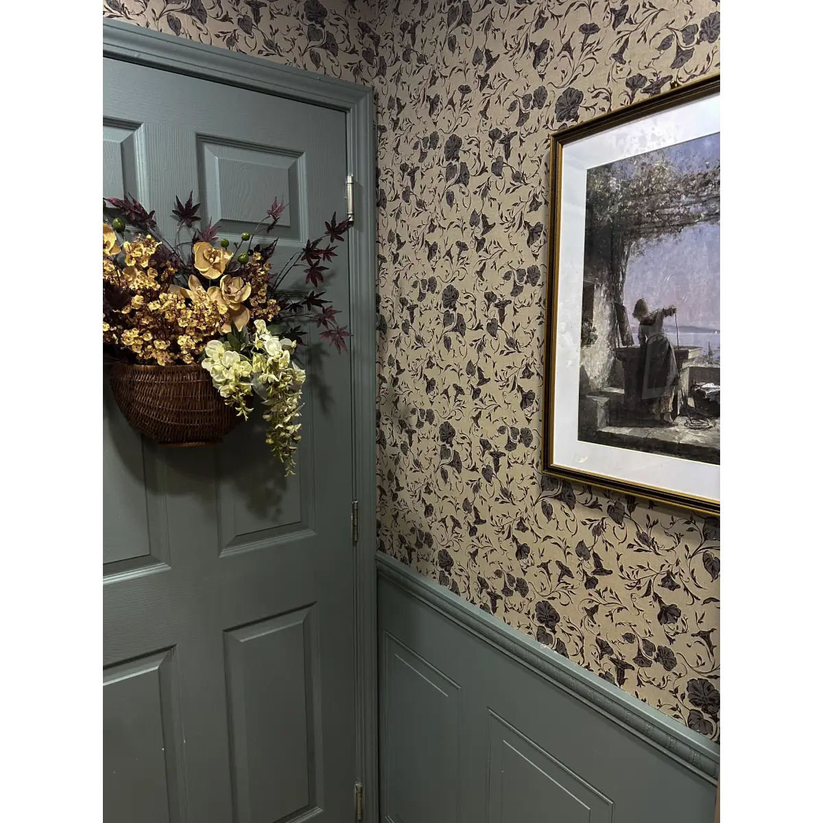 Hawthorne Bloom Wallpaper - Morning Glories - by Safari Natalia x Taddy Mikelaites - Loomwell Home Goods